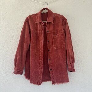 Womens Pink Shacket Size Small